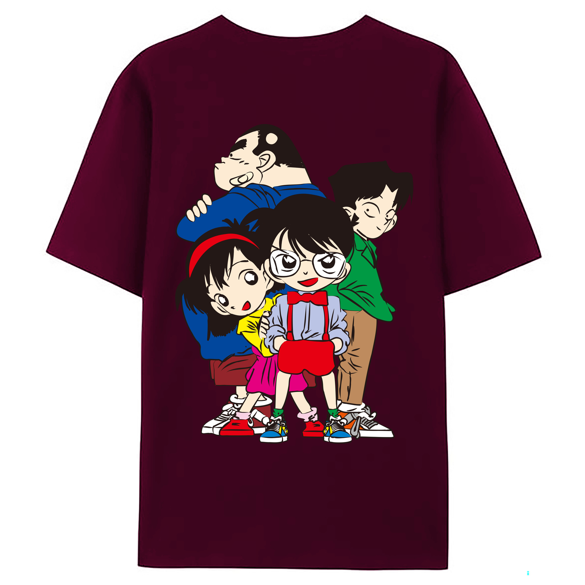 （画像用） 名探偵コナン Detective Conan レディース半袖Tシャツ(バックプリント)